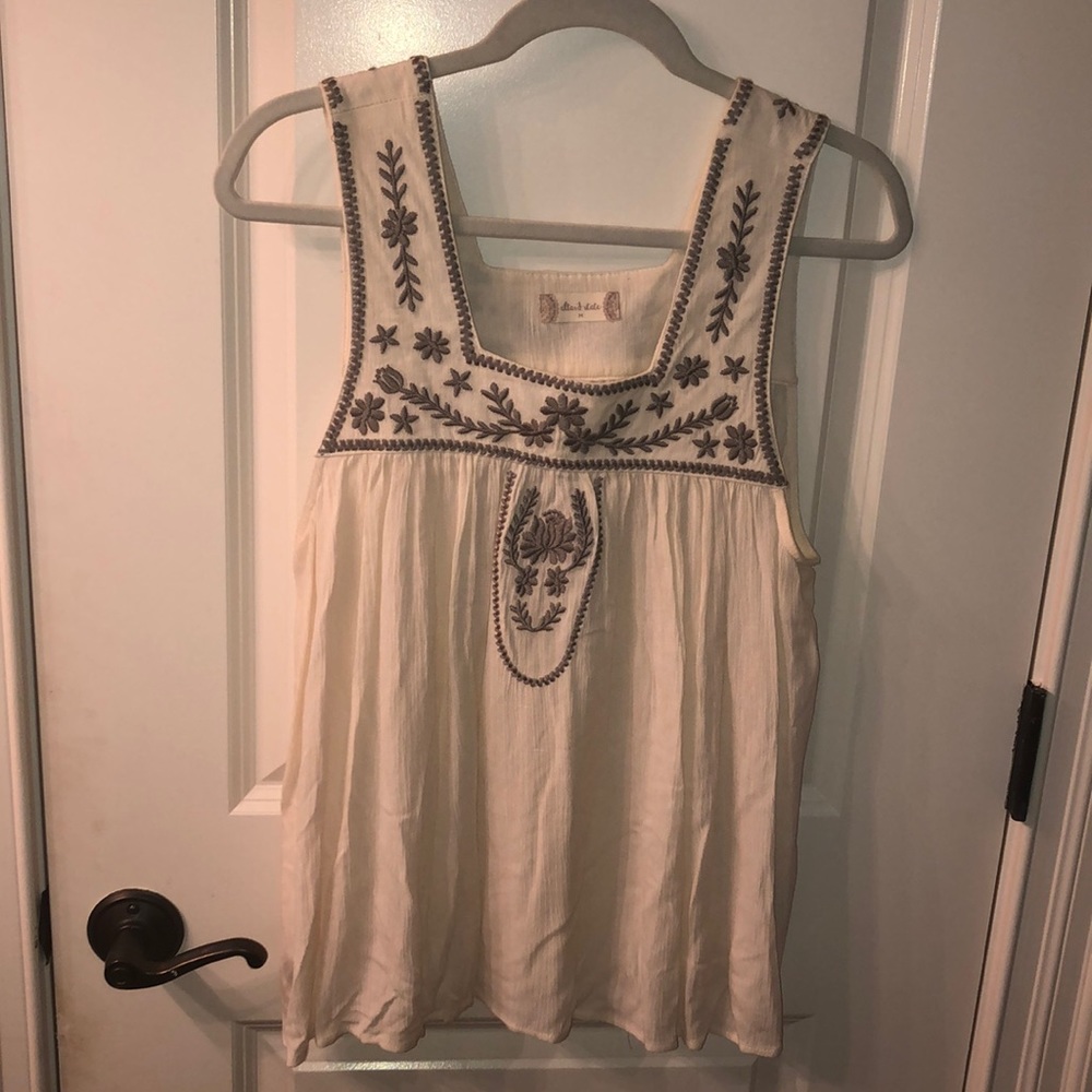 Altar’d state embroidered tank